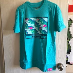 Pink Dolphin waves tee